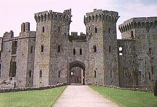 [Raglan Castle Entrance]